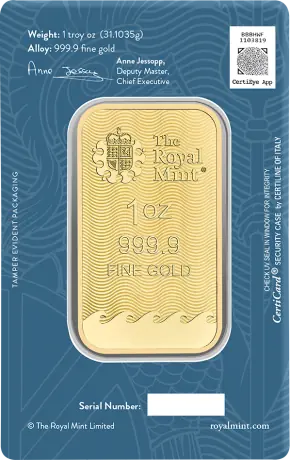 1 oz Britannia Gold Bar | Royal Mint